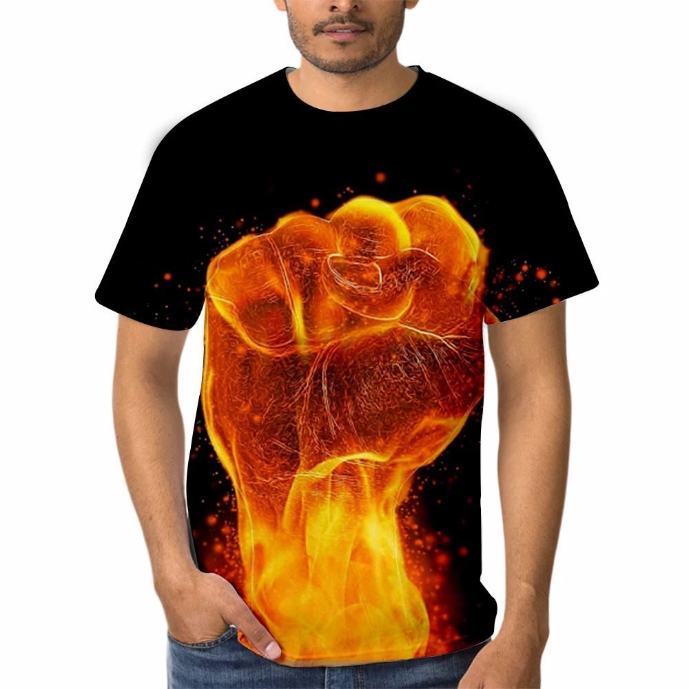 Summer New Cool Fist Of Flame T Shirts Men Women T-Shirt 3d Print Tshirt Black Tee Casual Tops Streetwear Short Sleeve Clothing
Summer New Cool Fist Of Flame T Shirts Men Women T-Shirt 3d Print Tshirt Black Tee Casual Tops Streetwear Short Sleeve Clothing
