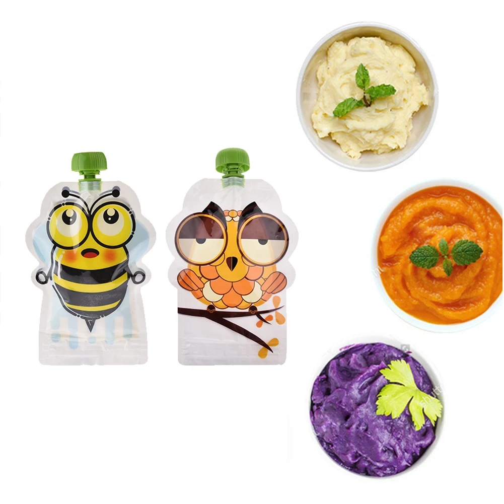 8PCS Babt Food Pouch Storage Bag 150ML BPA-Free Reusable Sealed Complementary Homemade Puree Pulp Double Zipper
8PCS Babt Food Pouch Storage Bag 150ML BPA-Free Reusable Sealed Complementary Homemade Puree Pulp Double Zipper