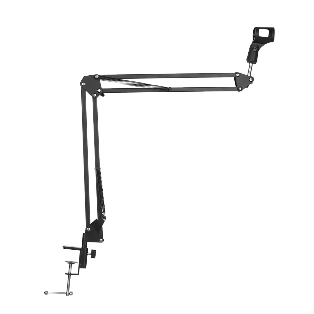 Adjustable Microphone Stand Suspension Boom Scissor Arm Mic Bracket Metal Material with Microphone Holder for Studio Streaming
Adjustable Microphone Stand Suspension Boom Scissor Arm Mic Bracket Metal Material with Microphone Holder for Studio Streaming