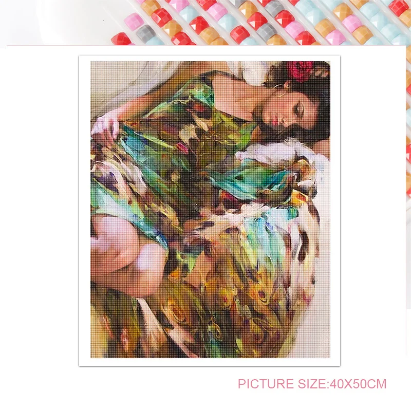 5D Diy Diamond Special Painting Artistic Temperament Sexy Charm Ladies European Style Living Room and Bedroom Wall Decorative
5D Diy Diamond Special Painting Artistic Temperament Sexy Charm Ladies European Style Living Room and Bedroom Wall Decorative