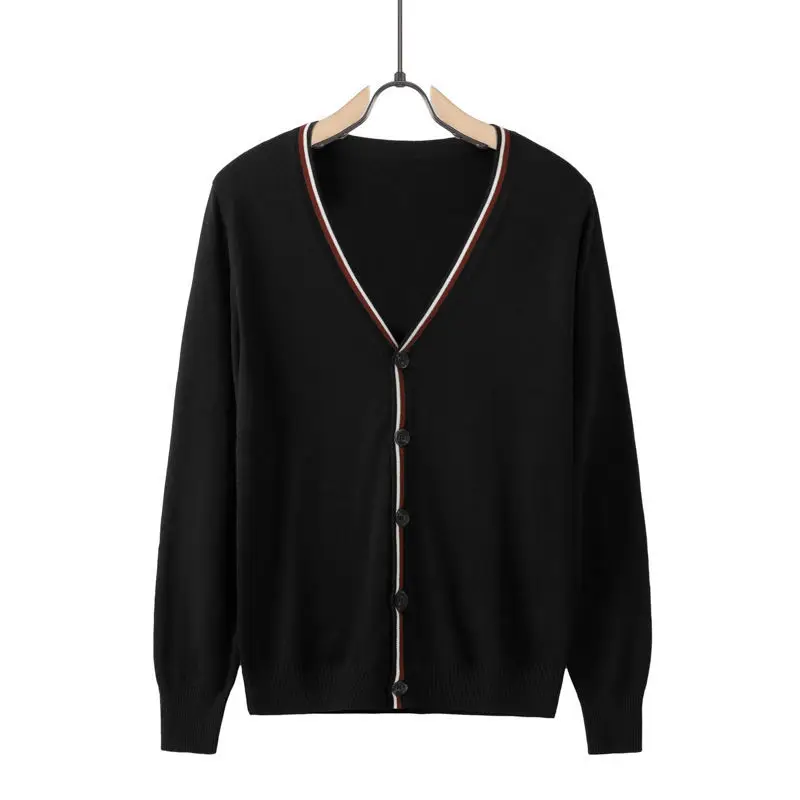 New leisure V-neck, Korean fashion, versatile button long sleeve sweater coat for middle-aged and young people
New leisure V-neck, Korean fashion, versatile button long sleeve sweater coat for middle-aged and young people