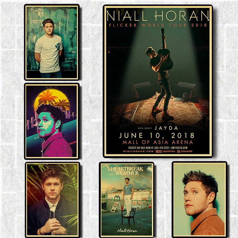 Vintage Famous Singer Niall Horan Poster Art Portrait Painting Kraft Paper Prints and Posters Home Room Decorative Wall Stickers
Vintage Famous Singer Niall Horan Poster Art Portrait Painting Kraft Paper Prints and Posters Home Room Decorative Wall Stickers