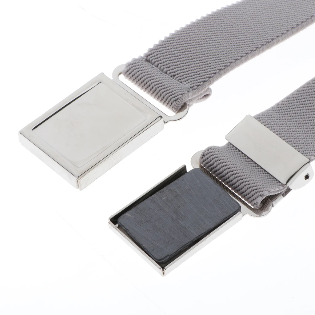 Stretchable Kid Canvas Web Belt with Magnetic Buckle for Uniforms 
Stretchable Kid Canvas Web Belt with Magnetic Buckle for Uniforms