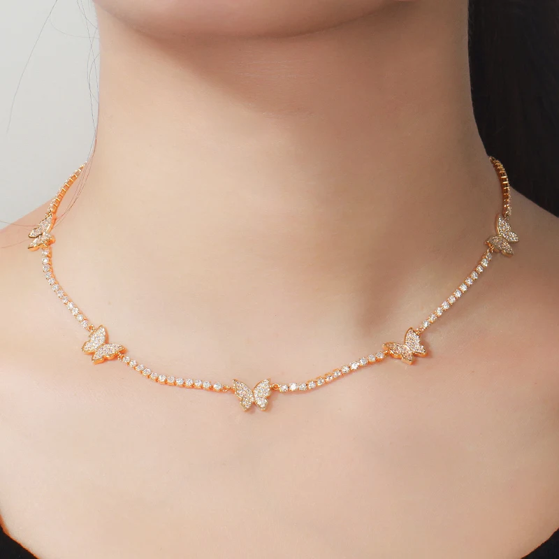 Цепочка Женская теннисная золотистого цвета с кубическим цирконием, N017
Цепочка Женская теннисная золотистого цвета с кубическим цирконием, N017