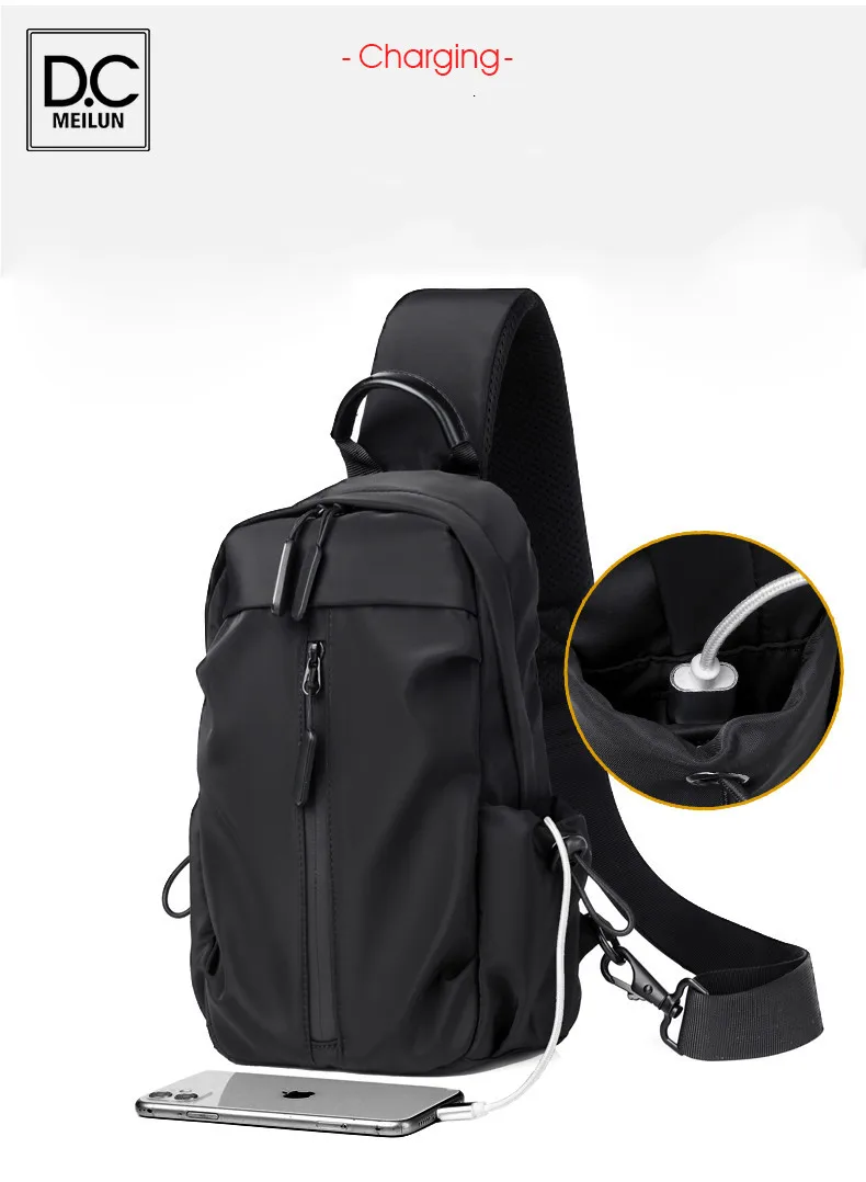 DC.meilun Shoulder Backpack Waterproof Outdoor Sports Travel USB Crossbody Bags Student School Fashion Messenger Bag Chest Bag
DC.meilun Shoulder Backpack Waterproof Outdoor Sports Travel USB Crossbody Bags Student School Fashion Messenger Bag Chest Bag
