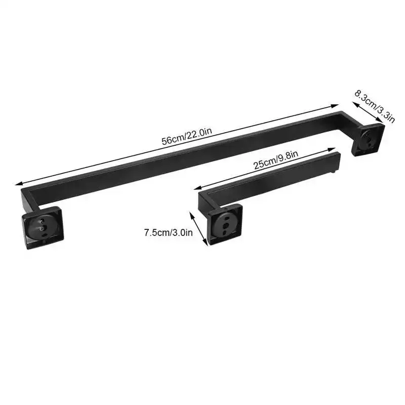 Black Stainless Steel Towel Rack Wall Mounted Clothes Hanger Shelf Roll Paper Holder Bathroom Storage Organizer Shelf with Hook
Black Stainless Steel Towel Rack Wall Mounted Clothes Hanger Shelf Roll Paper Holder Bathroom Storage Organizer Shelf with Hook