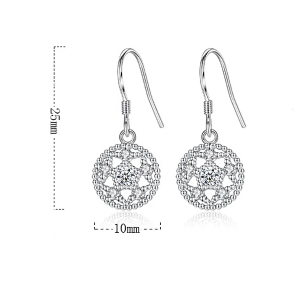 925 Sterling Silver Earrings Jewelry High Quality New Retro Simple Hollow Round Super Flash Zircon Earrings Hot Sale
925 Sterling Silver Earrings Jewelry High Quality New Retro Simple Hollow Round Super Flash Zircon Earrings Hot Sale