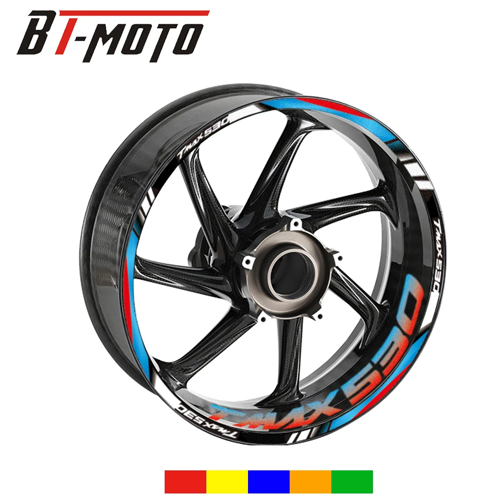 Customizable Motorcycle Wheel Tire Stickers Reflective Rim Tape Decals Front Rear Suit For YAMAHA TMAX530 TMAX 530 T MAX
Customizable Motorcycle Wheel Tire Stickers Reflective Rim Tape Decals Front Rear Suit For YAMAHA TMAX530 TMAX 530 T MAX