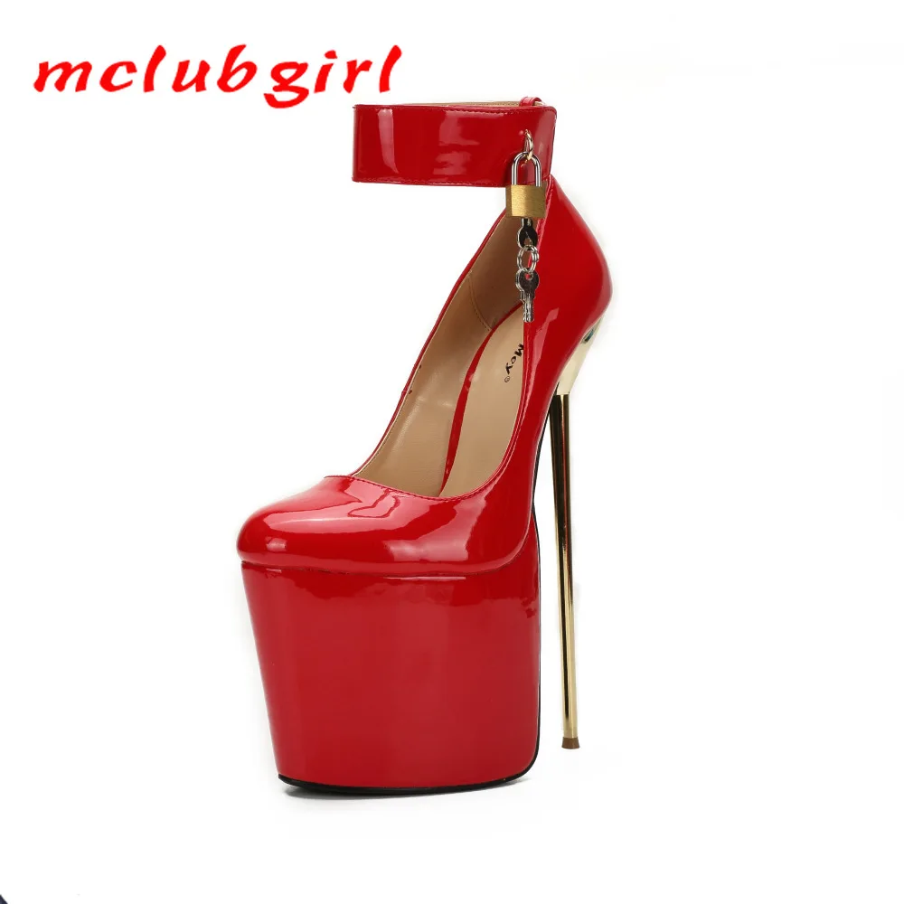 Mclubgirl, женские и мужские сексуальные сандалии на платформе 22 см, очень высокие каблуки, забавные сексуальные женские туфли-лодочки с замком, ...
Mclubgirl, женские и мужские сексуальные сандалии на платформе 22 см, очень высокие каблуки, забавные сексуальные женские туфли-лодочки с замком, ...