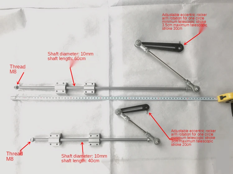 Large stroke reciprocating telescopic linear dc motor push-pull institutions eccentric rocker diy cannon machine putter
Large stroke reciprocating telescopic linear dc motor push-pull institutions eccentric rocker diy cannon machine putter
