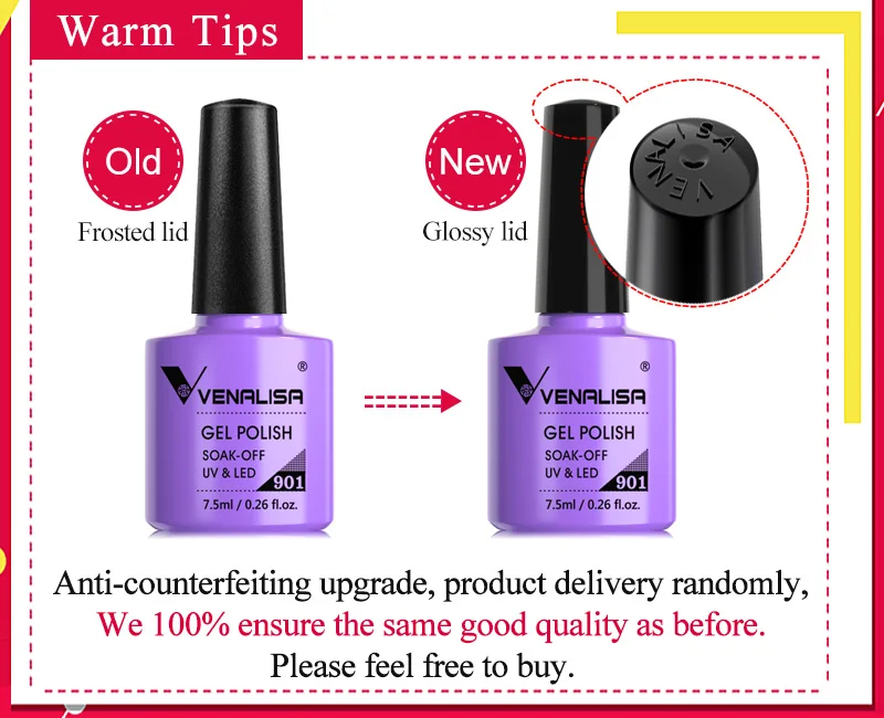 Venalisa Fashion Bling 7.5 ML Soak Off UV Gel Nail Gel Polish Cosmetics Nail Art Manicure Nails Gel Polish Shellak Nail Varnish
Venalisa Fashion Bling 7.5 ML Soak Off UV Gel Nail Gel Polish Cosmetics Nail Art Manicure Nails Gel Polish Shellak Nail Varnish
