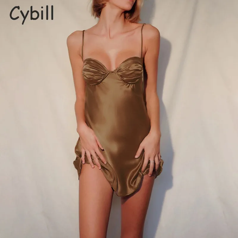 Атласное Летнее мини-платье Cybill на бретелях-спагетти, платье без рукавов с открытой спиной для клувечерние, сексуальное короткое ТРАПЕЦИЕВ...
Атласное Летнее мини-платье Cybill на бретелях-спагетти, платье без рукавов с открытой спиной для клувечерние, сексуальное короткое ТРАПЕЦИЕВ...