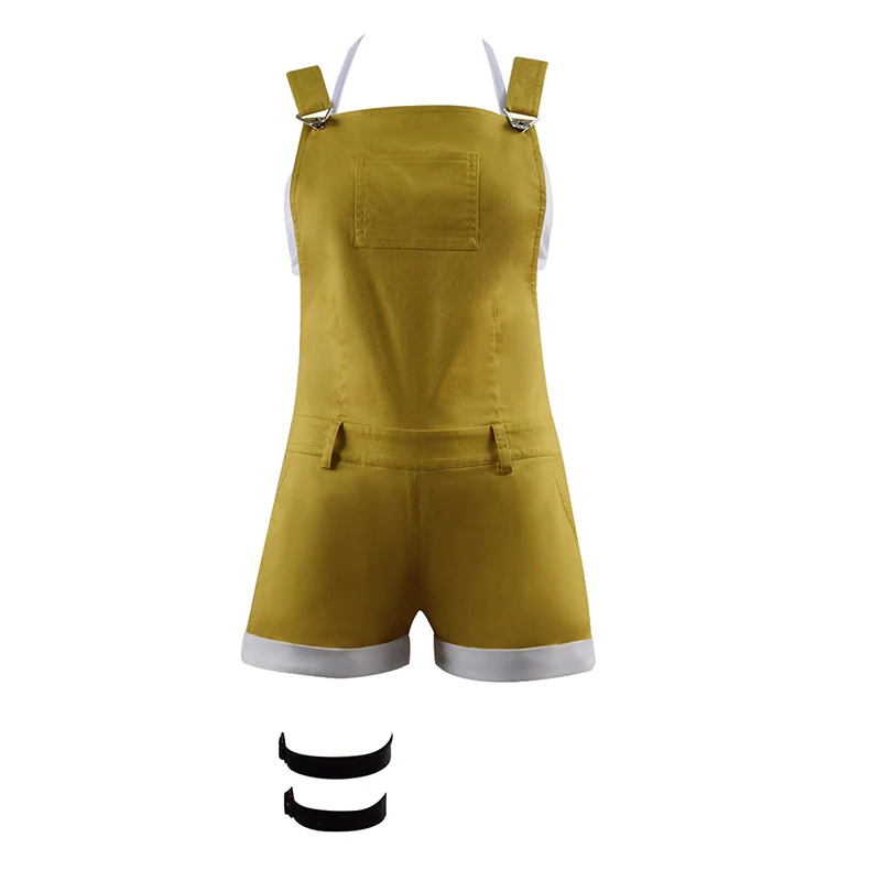 Cossky Nami Cosplay Costume Yellow Jumpsuit Overall Full Set Anime Costume 
Cossky Nami Cosplay Costume Yellow Jumpsuit Overall Full Set Anime Costume