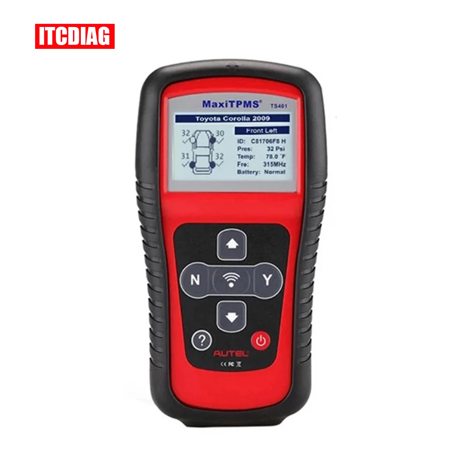 Autel MaxiTPMS TS401 Tire Pressure Monitoring System OBD2 TPMS Diagnostic Scanner Tool Activate 315 433MHZ Sensor Programming
Autel MaxiTPMS TS401 Tire Pressure Monitoring System OBD2 TPMS Diagnostic Scanner Tool Activate 315 433MHZ Sensor Programming