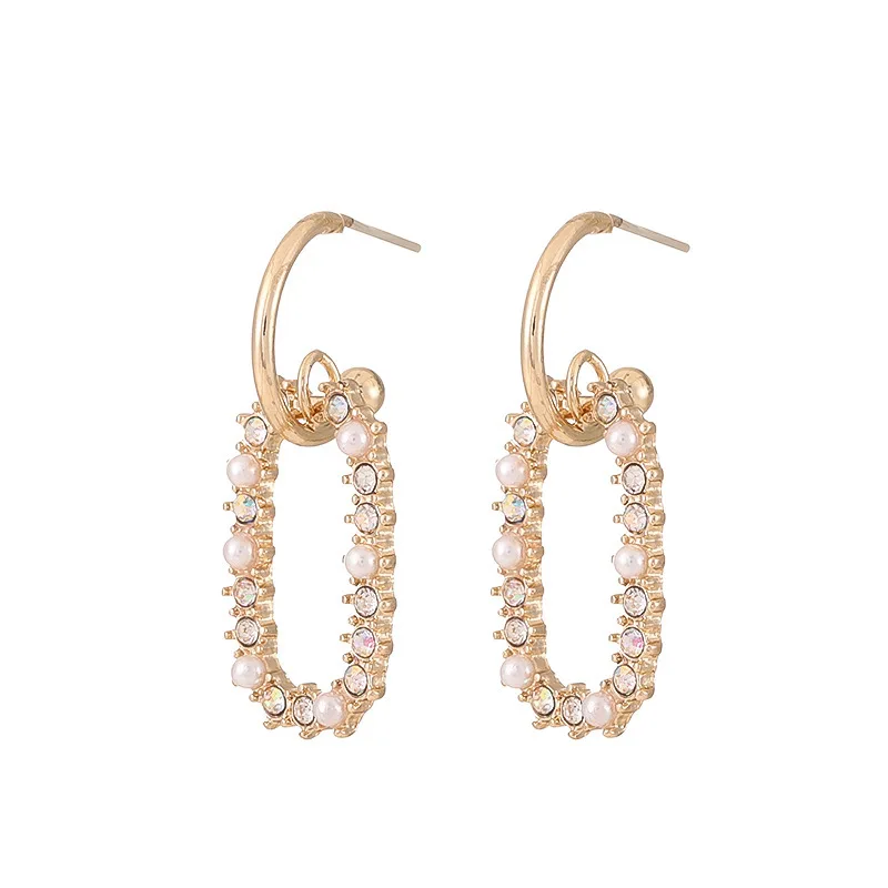 TIMEONLY Bling Rhinestones C Shape Hook Earrings for Women Gold Color Alloy Square Geometric Hanging Dangle Earrings Pendientes
TIMEONLY Bling Rhinestones C Shape Hook Earrings for Women Gold Color Alloy Square Geometric Hanging Dangle Earrings Pendientes