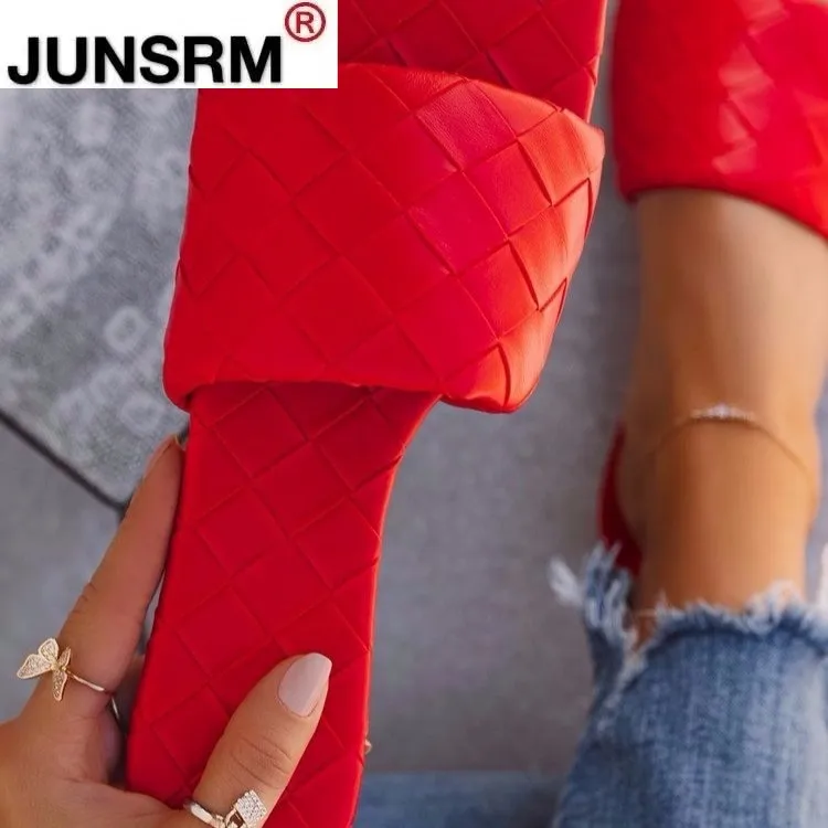 Luxury Designer Sandals Women Shoes Square Toe Womens Slippers PU Leather Ladies Summer Slides Flats Sandals Zapatos De Mujer
Luxury Designer Sandals Women Shoes Square Toe Womens Slippers PU Leather Ladies Summer Slides Flats Sandals Zapatos De Mujer