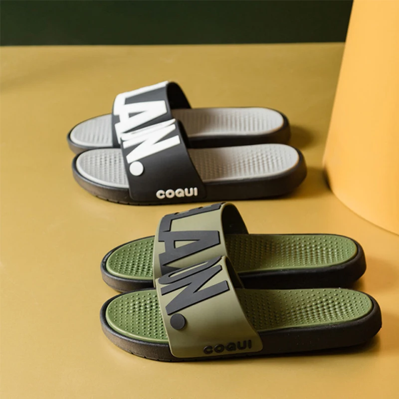 Summer Men Beach Slippers Casual Home Loafers Outdoor Quick Dry Massage Hole Clogs Black Garden Shoes Beach Sandals
Summer Men Beach Slippers Casual Home Loafers Outdoor Quick Dry Massage Hole Clogs Black Garden Shoes Beach Sandals