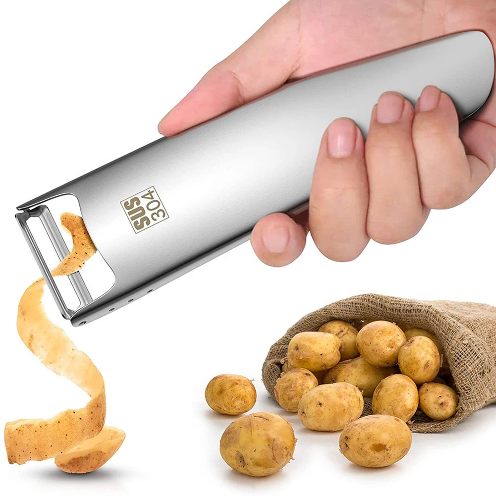 Peelers for Kitchen Fruit Peeler Dual Ends Stainless Steel Vegetable Peeler with Blade Protector Sharp Potato Peeler for Kitchen
Peelers for Kitchen Fruit Peeler Dual Ends Stainless Steel Vegetable Peeler with Blade Protector Sharp Potato Peeler for Kitchen