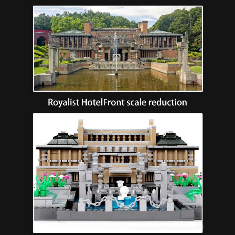 1373pcs City Architecture The Imperial Hotel Of Tokyo Model Building Blocks Bricks Japan Street View Construction Toys For boys
1373pcs City Architecture The Imperial Hotel Of Tokyo Model Building Blocks Bricks Japan Street View Construction Toys For boys