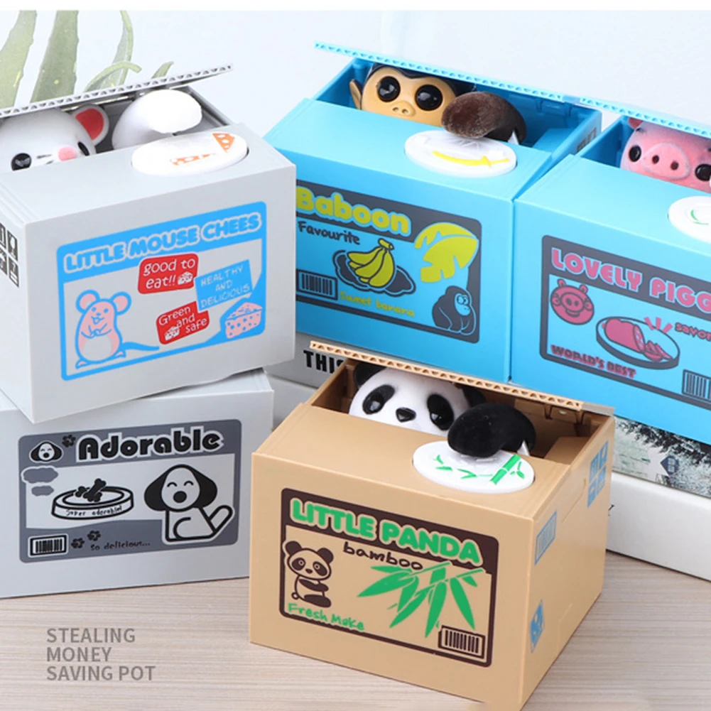 Коробка для монет в виде панды, Детская копилка, автоматизированная Копилка в виде кошки, кражи, копилка для денег, игрушка, подарок для дете...
Коробка для монет в виде панды, Детская копилка, автоматизированная Копилка в виде кошки, кражи, копилка для денег, игрушка, подарок для дете...
