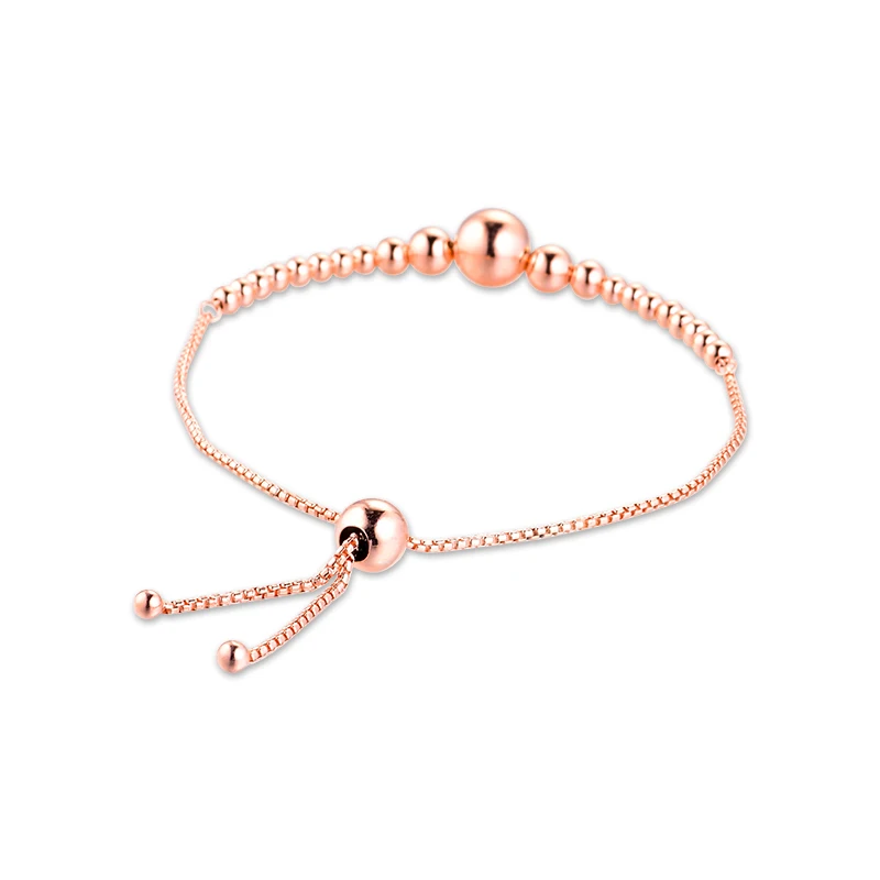 100% Authentic 925 Sterling Silver Jewelry Rose String of Beads Sliding Bracelets Free Shipping
100% Authentic 925 Sterling Silver Jewelry Rose String of Beads Sliding Bracelets Free Shipping