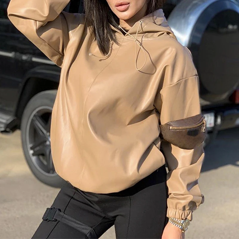 Повседневная черная ветрозащитная Толстовка с длинным рукавом Свободные толстовки с кулиской уличная простая Женская одежда Женская Нови...
Повседневная черная ветрозащитная Толстовка с длинным рукавом Свободные толстовки с кулиской уличная простая Женская одежда Женская Нови...