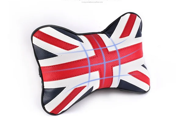 MIN Auto Neck Pillow Pu Leather Head Support Protector Union Jack Flag Backrest Cervical Spine Cushion Car Pillow Accessories 
MIN Auto Neck Pillow Pu Leather Head Support Protector Union Jack Flag Backrest Cervical Spine Cushion Car Pillow Accessories
