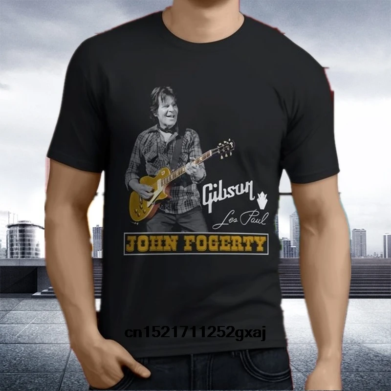 

Мужская футболка, новинка 100%, черная футболка John Fogerty Creedence Clearwater корпус Ccr, новинка, футболка для женщин