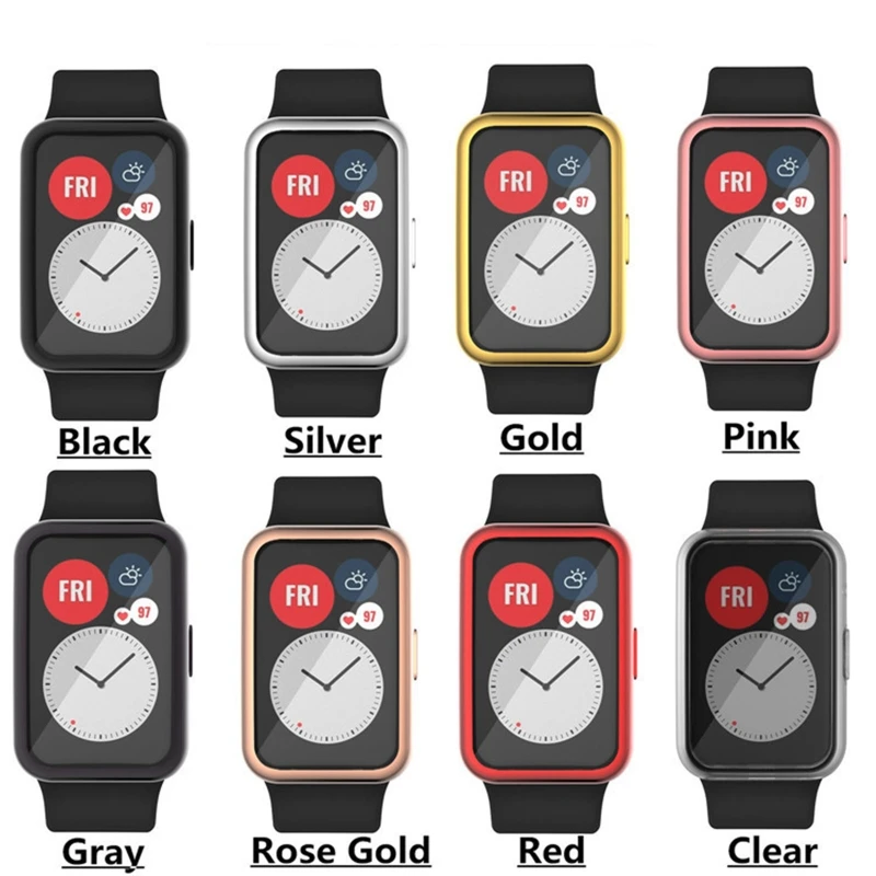 Full Edge Frame Smartwatch Soft TPU Protective Film Cover For Huawei Watch Fit /Honor Watch Screen Protector Case
Full Edge Frame Smartwatch Soft TPU Protective Film Cover For Huawei Watch Fit /Honor Watch Screen Protector Case