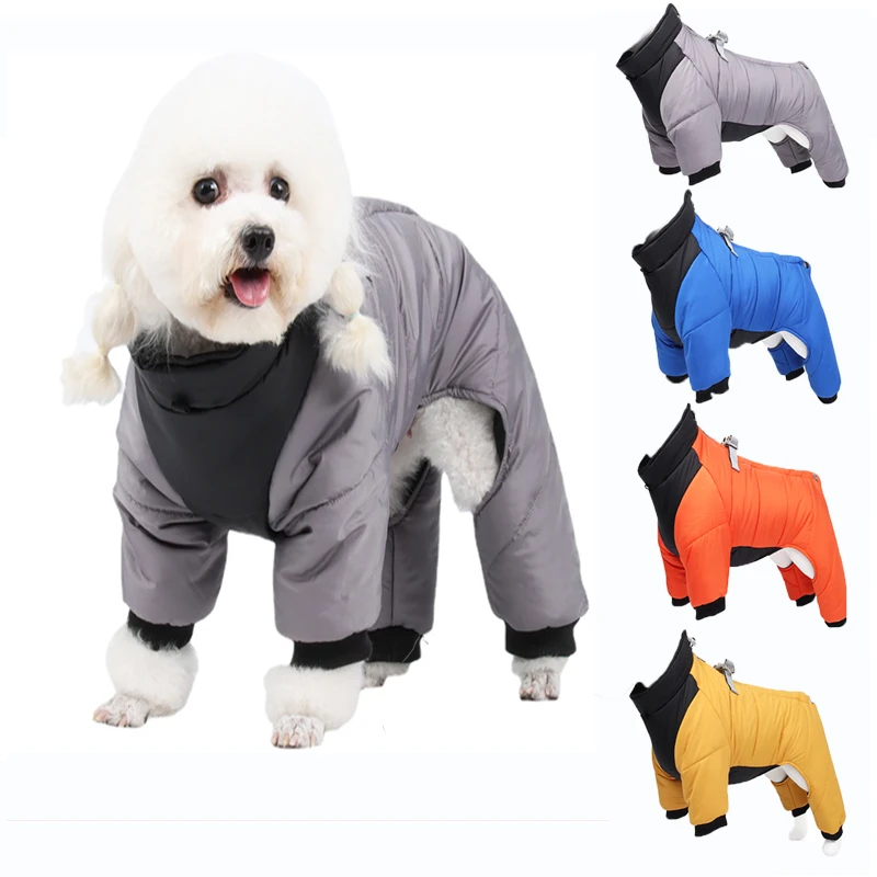 Winter Outdoor Four Legged Cotton Dog Coat Reflective Stitching Small And Medium Sized Dog High Collar Jacket Pet Autumn Clothes
Winter Outdoor Four Legged Cotton Dog Coat Reflective Stitching Small And Medium Sized Dog High Collar Jacket Pet Autumn Clothes