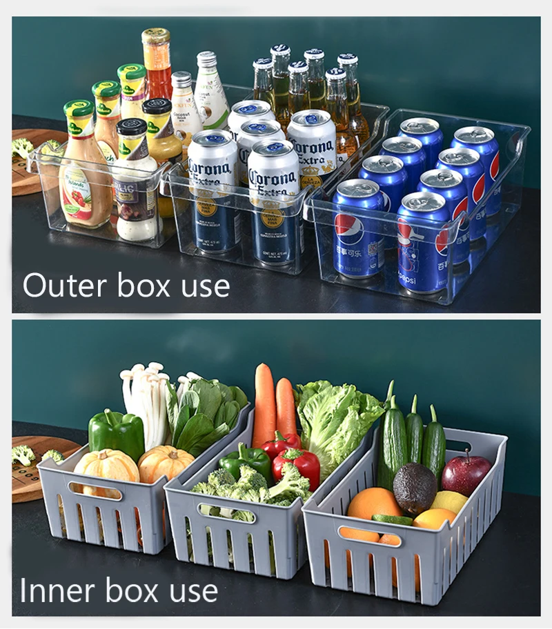 Refrigerator Food Storage Containers Keep Fresh Box Drain Separate Freezer Seal Bin For Vegetable Fruit Meat Fresh Box Organizer
Refrigerator Food Storage Containers Keep Fresh Box Drain Separate Freezer Seal Bin For Vegetable Fruit Meat Fresh Box Organizer