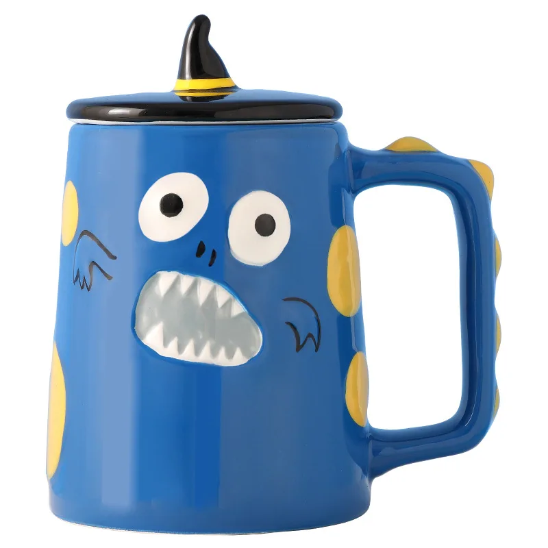 Hand-painted prankster creative mug with cover spoon personality trend ceramic water cup
Hand-painted prankster creative mug with cover spoon personality trend ceramic water cup
