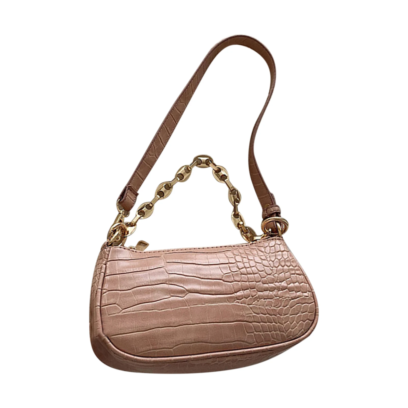 Women Chain Accessory Shopping Handbag PU Leather Fashion Luxury Shoulder Bag Party Dating Zipper Crocodile Pattern Gift
Women Chain Accessory Shopping Handbag PU Leather Fashion Luxury Shoulder Bag Party Dating Zipper Crocodile Pattern Gift