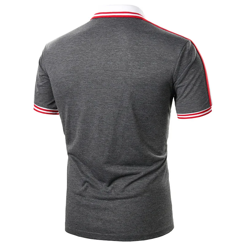 Summer New High Quality Mens Polo Shirt Fashion Ribbon collocation design Turn Down Collar Polo Shirts Casual Solid Color Tops
Summer New High Quality Mens Polo Shirt Fashion Ribbon collocation design Turn Down Collar Polo Shirts Casual Solid Color Tops