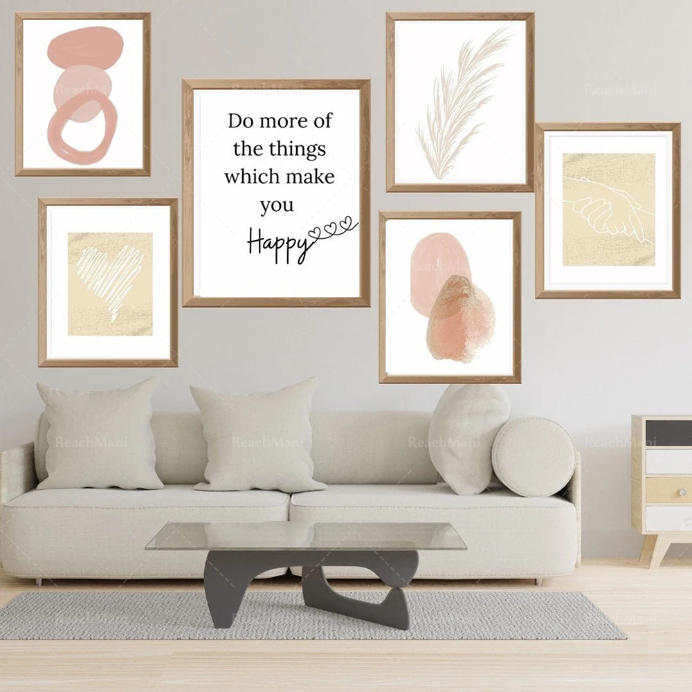 Do more to make you happy. Beige gallery wall prints, neutral decorations, line art prints Nordic home decor posters
Do more to make you happy. Beige gallery wall prints, neutral decorations, line art prints Nordic home decor posters
