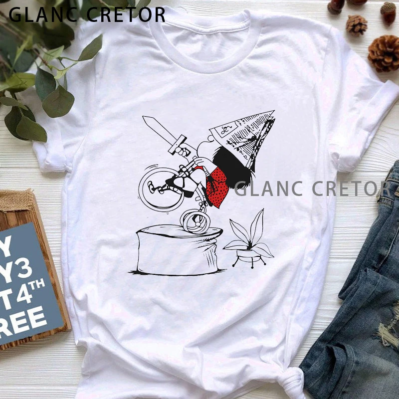 Mafalda T-shirt Women Summer 90s cartoon tshirt Femme harajuku letter print Short Sleeve fashion Creativity Casual Girl Tops Tee
Mafalda T-shirt Women Summer 90s cartoon tshirt Femme harajuku letter print Short Sleeve fashion Creativity Casual Girl Tops Tee