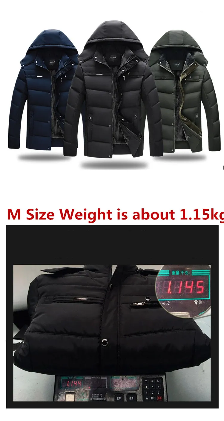 Winter Jacket Men -15 Degree Thicken Warm Male Parkas Hooded Fleece Man's Jackets Outwear Cotton Coat Jaqueta Masculina 3XL 4XL
Winter Jacket Men -15 Degree Thicken Warm Male Parkas Hooded Fleece Man's Jackets Outwear Cotton Coat Jaqueta Masculina 3XL 4XL