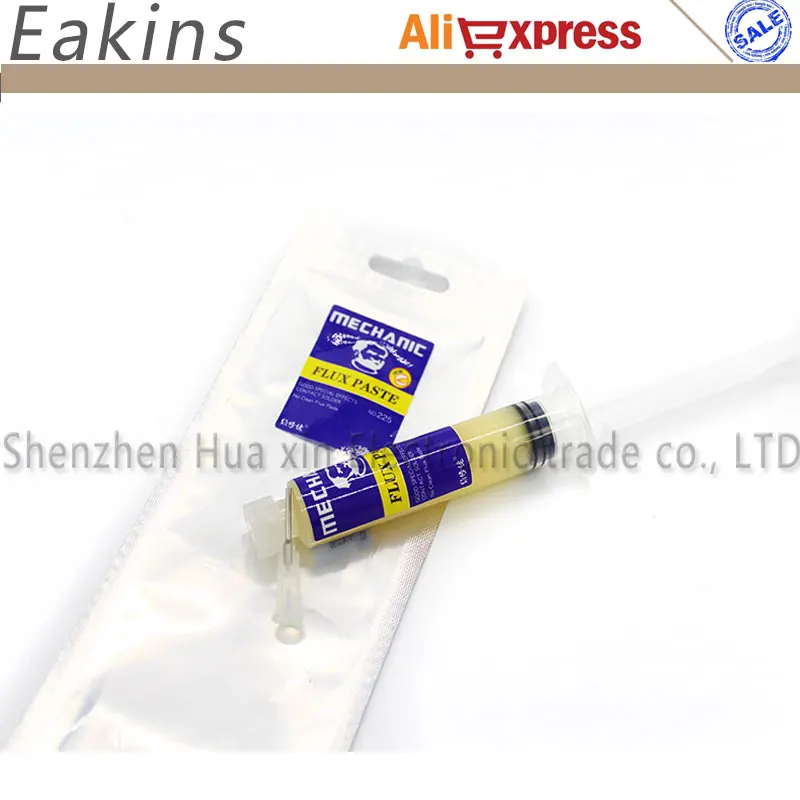 MECHANIC Solder Flux Paste MCN225 No Cleaning Syringes For BGA Repair Apple CPU Disassemble The Installation
MECHANIC Solder Flux Paste MCN225 No Cleaning Syringes For BGA Repair Apple CPU Disassemble The Installation