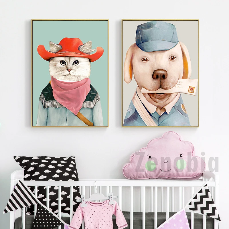 Vintage Style Animals HD Print Canvas Painting Custom Portrait Nordic Wall Art Nursery Poster Nordic Wall Pictures Room Decor
Vintage Style Animals HD Print Canvas Painting Custom Portrait Nordic Wall Art Nursery Poster Nordic Wall Pictures Room Decor