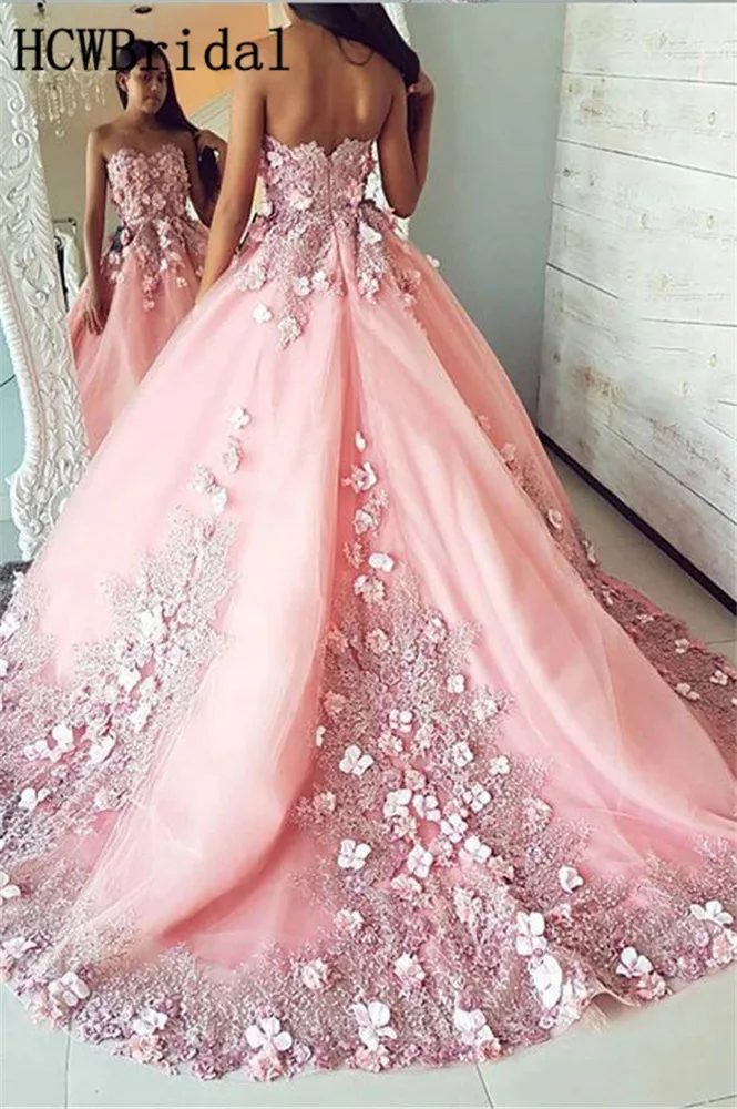 Luxury Pink Arabic Evening Dress 2020 Gorgeous Lace Flowers Sweep Train Long Special Occasion Dresses Custom Made Robe De Soiree 
Luxury Pink Arabic Evening Dress 2020 Gorgeous Lace Flowers Sweep Train Long Special Occasion Dresses Custom Made Robe De Soiree