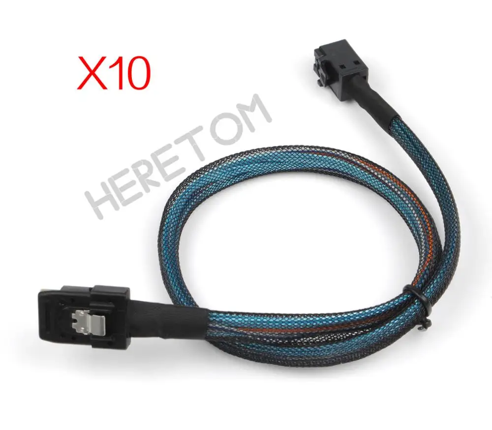 10PCS MINI SAS 8643 To SFF 8087 To SFF-8643 HD Server Data Cable Mini-sas Hard Disk Raid Cable 50cm 
10PCS MINI SAS 8643 To SFF 8087 To SFF-8643 HD Server Data Cable Mini-sas Hard Disk Raid Cable 50cm