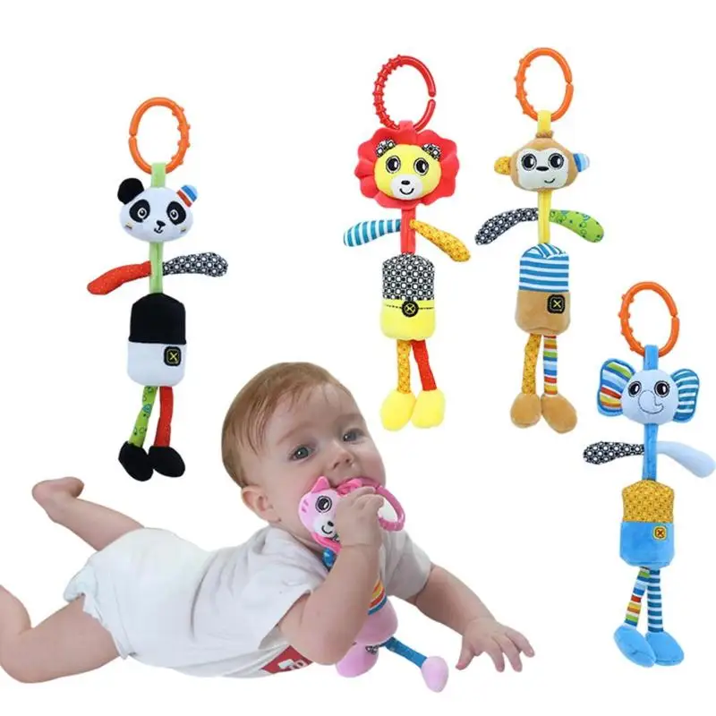 New Cartoon Animal Baby Rattle Toys Wind Chimes Soft Plush Bell Infant Stroller Crib Bed Early Childhood Education Toys
New Cartoon Animal Baby Rattle Toys Wind Chimes Soft Plush Bell Infant Stroller Crib Bed Early Childhood Education Toys