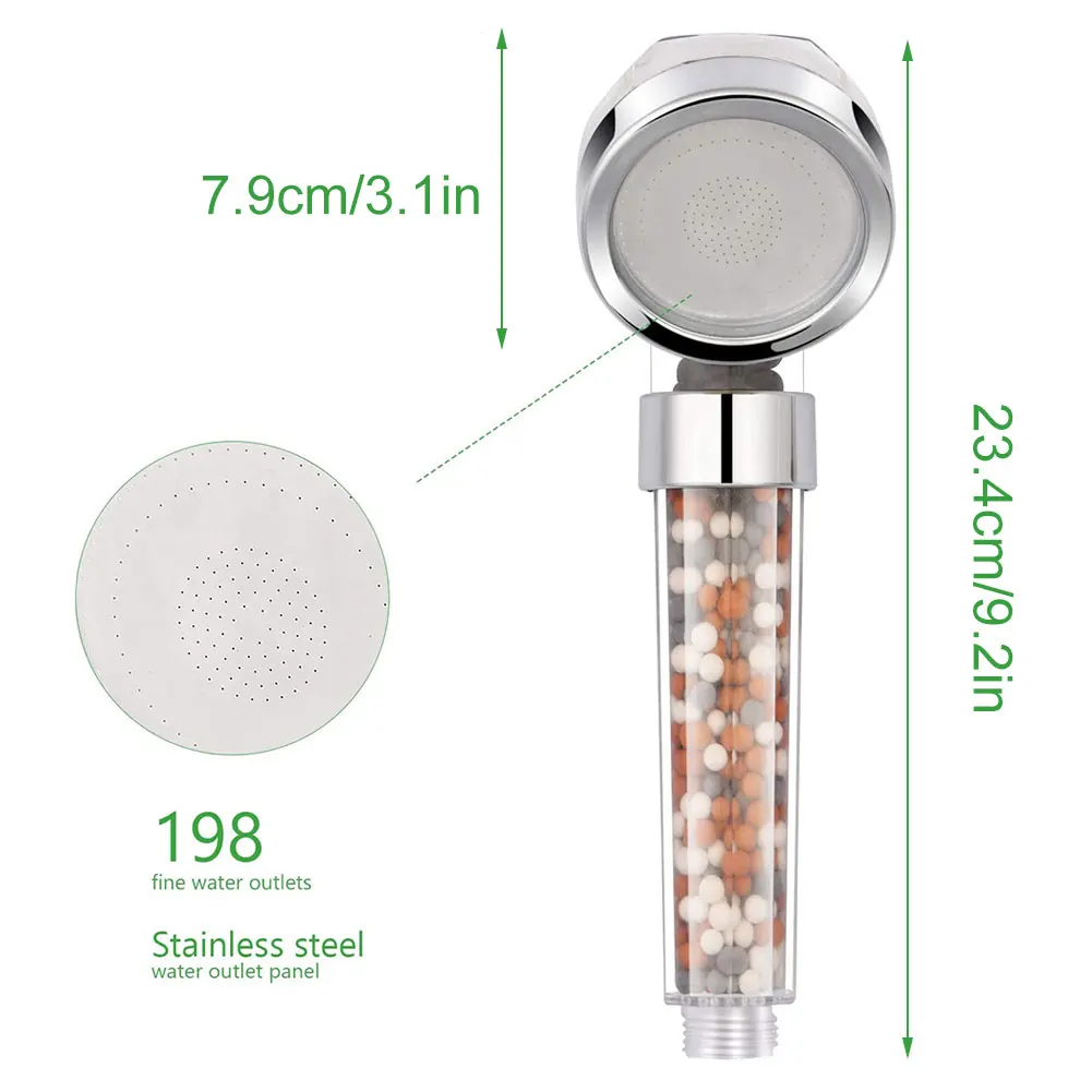 1Set Shower Head Set Hard Water Softener Shower Head With Switch On/Off Shower Hose Bracket Replacement Filter Element For Bath
1Set Shower Head Set Hard Water Softener Shower Head With Switch On/Off Shower Hose Bracket Replacement Filter Element For Bath