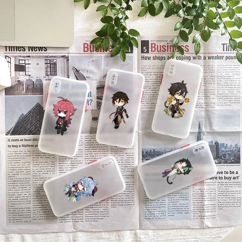 Genshin impact Anime Phone Case matte transparent For iphone 7 8 11 12 plus mini x xs xr pro max cover
Genshin impact Anime Phone Case matte transparent For iphone 7 8 11 12 plus mini x xs xr pro max cover