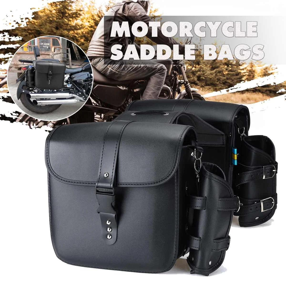 2 шт., универсальные мотоциклетные Сумки из искусственной кожи для Honda/Yamaha/Suzuki
2 шт., универсальные мотоциклетные Сумки из искусственной кожи для Honda/Yamaha/Suzuki