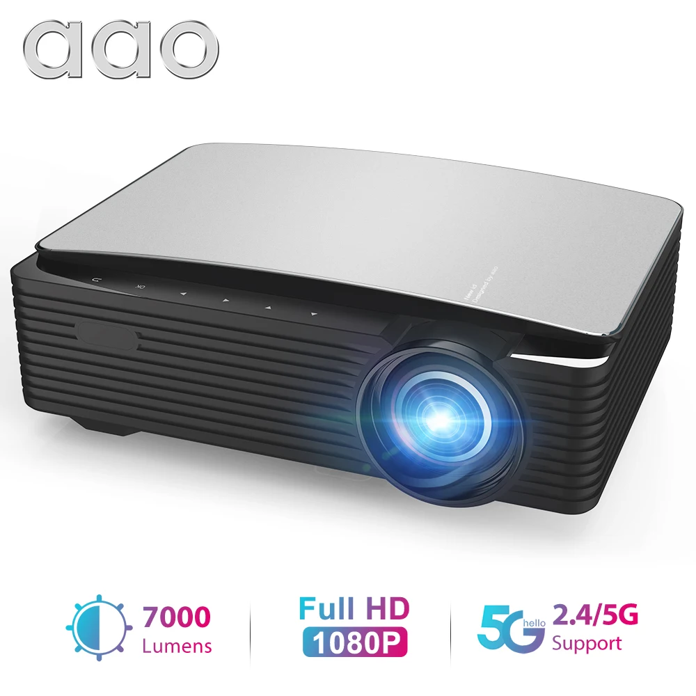 AAO YG650 Projector Full HD 4K Native 1920 x 1080P LED Proyector YG651 5G WIFI Android 9.0 Smart Phone Beamer Home Video Theater
AAO YG650 Projector Full HD 4K Native 1920 x 1080P LED Proyector YG651 5G WIFI Android 9.0 Smart Phone Beamer Home Video Theater