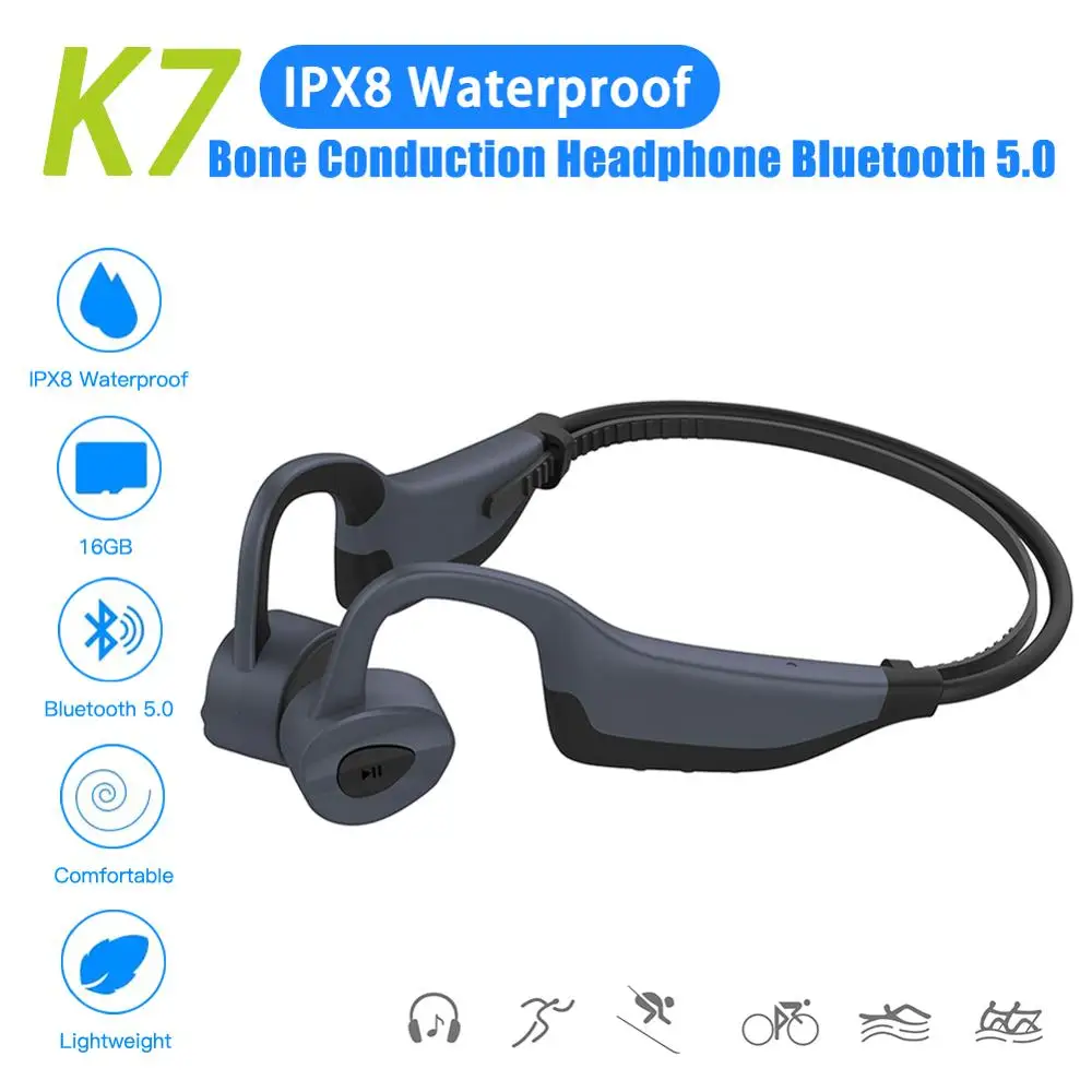 Bluetooth-наушники 2 в 1 K7, 16 ГБ, водонепроницаемый, с поддержкой Bluetooth 5,0
Bluetooth-наушники 2 в 1 K7, 16 ГБ, водонепроницаемый, с поддержкой Bluetooth 5,0