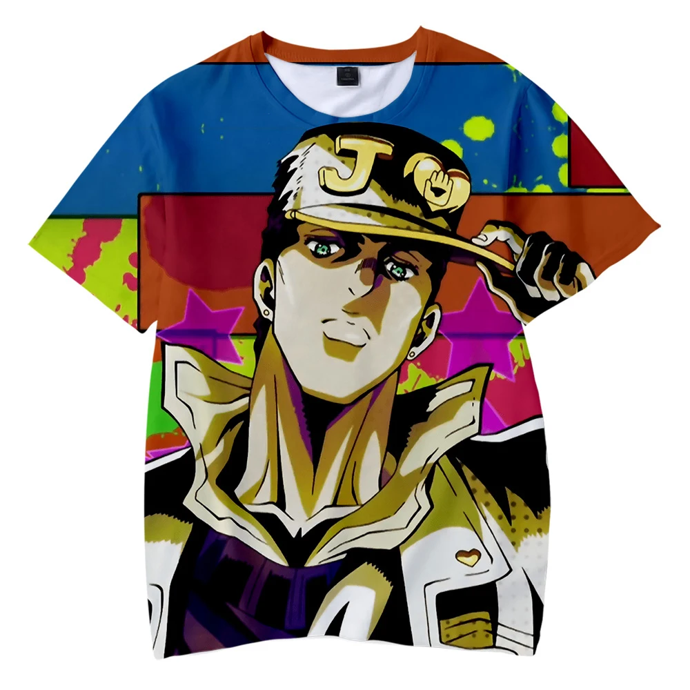 2021 New Cartoon Anime JOJO Printed 3D T-shirt Men Women Fashion Short Sleeve Harajuku Summer T Shirts Casual Trendy Tops
2021 New Cartoon Anime JOJO Printed 3D T-shirt Men Women Fashion Short Sleeve Harajuku Summer T Shirts Casual Trendy Tops