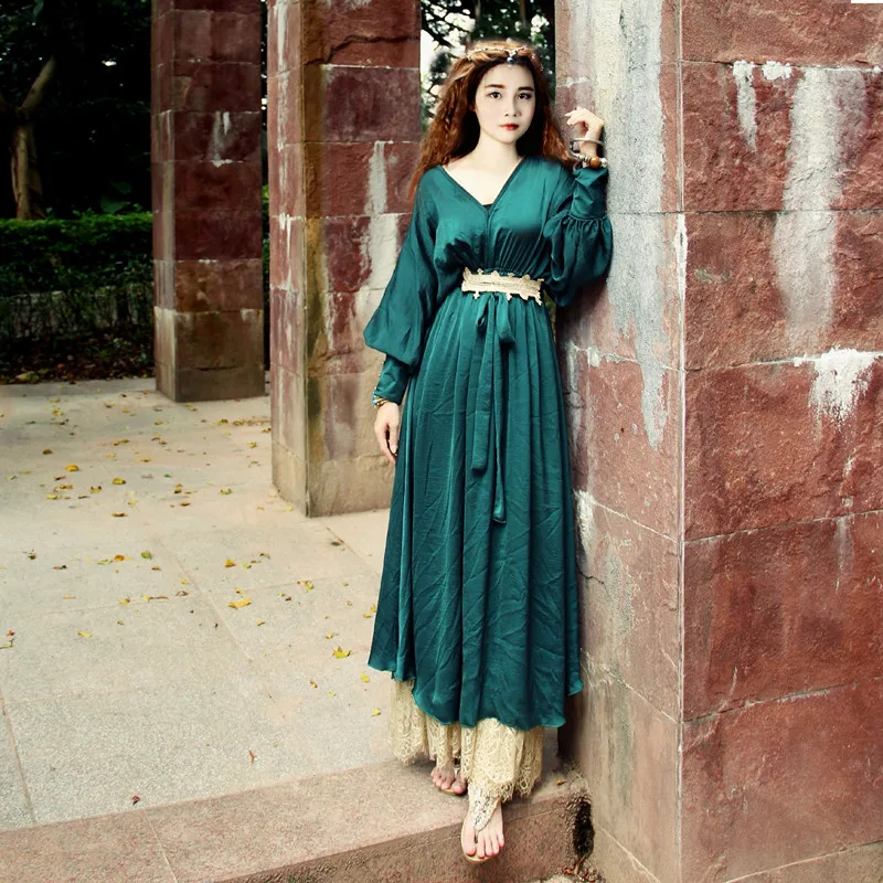Original Design AIGYPTOS Spring Women Oversized Dress Vintage Elegant Slim Green Dress Casual Loose Silk Double Wrinkled Dress
Original Design AIGYPTOS Spring Women Oversized Dress Vintage Elegant Slim Green Dress Casual Loose Silk Double Wrinkled Dress