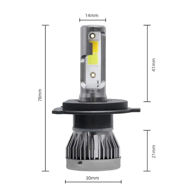 H4 9003 HB2 LED Headlight Conversion Kit COB Hi/Lo Beam Bulbs 120W 26000LM High Power 6000K White 3000K Yellow light
H4 9003 HB2 LED Headlight Conversion Kit COB Hi/Lo Beam Bulbs 120W 26000LM High Power 6000K White 3000K Yellow light